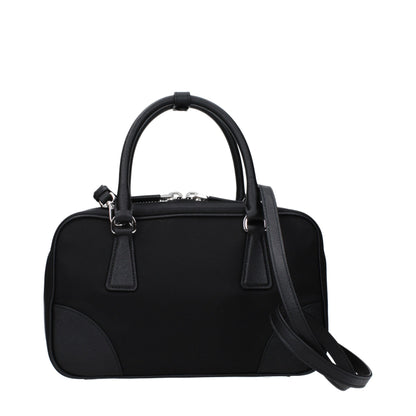 Bolso de tela negro Prada