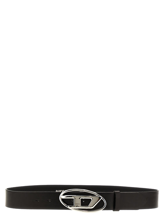 Diesel Negro Otras Fibras Cinturón Regular
