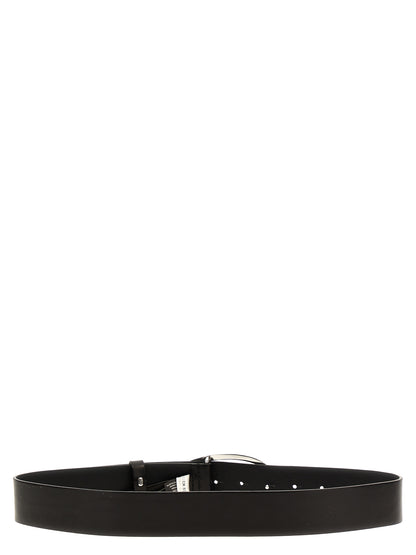 Diesel Negro Otras Fibras Cinturón Regular
