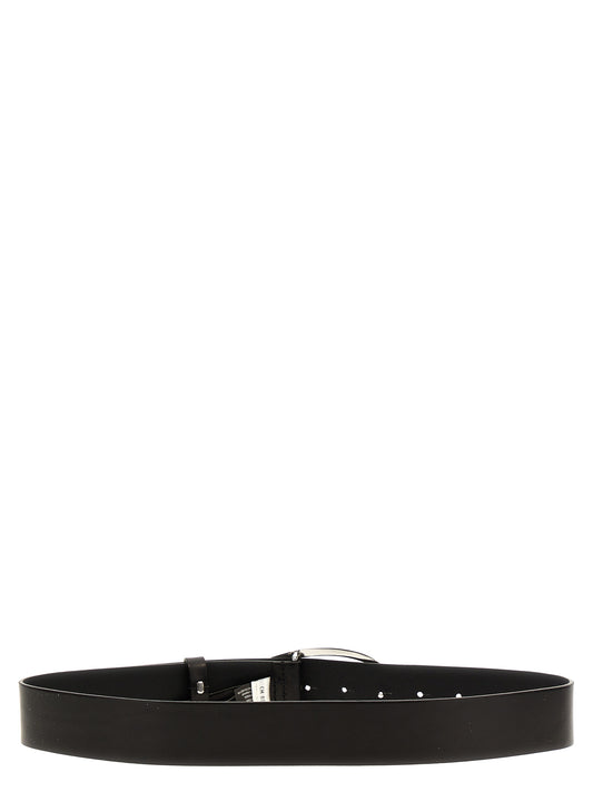 Diesel Negro Otras Fibras Cinturón Regular