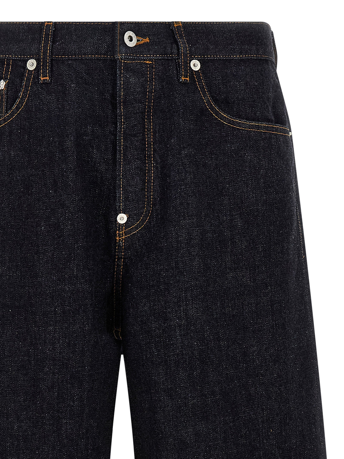 Jean droit Kenzo en coton bleu