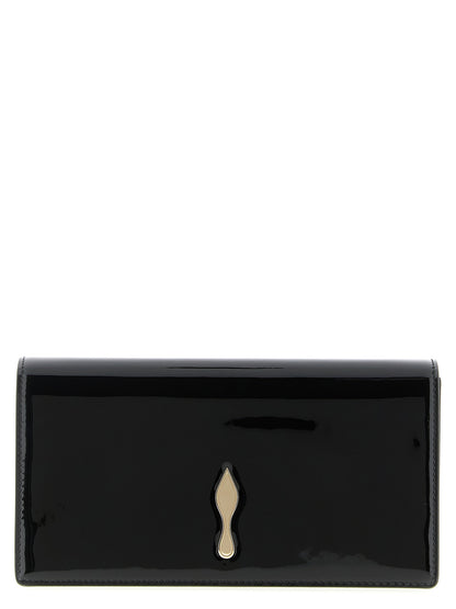 Bolso de mano Christian Louboutin de piel de becerro negra