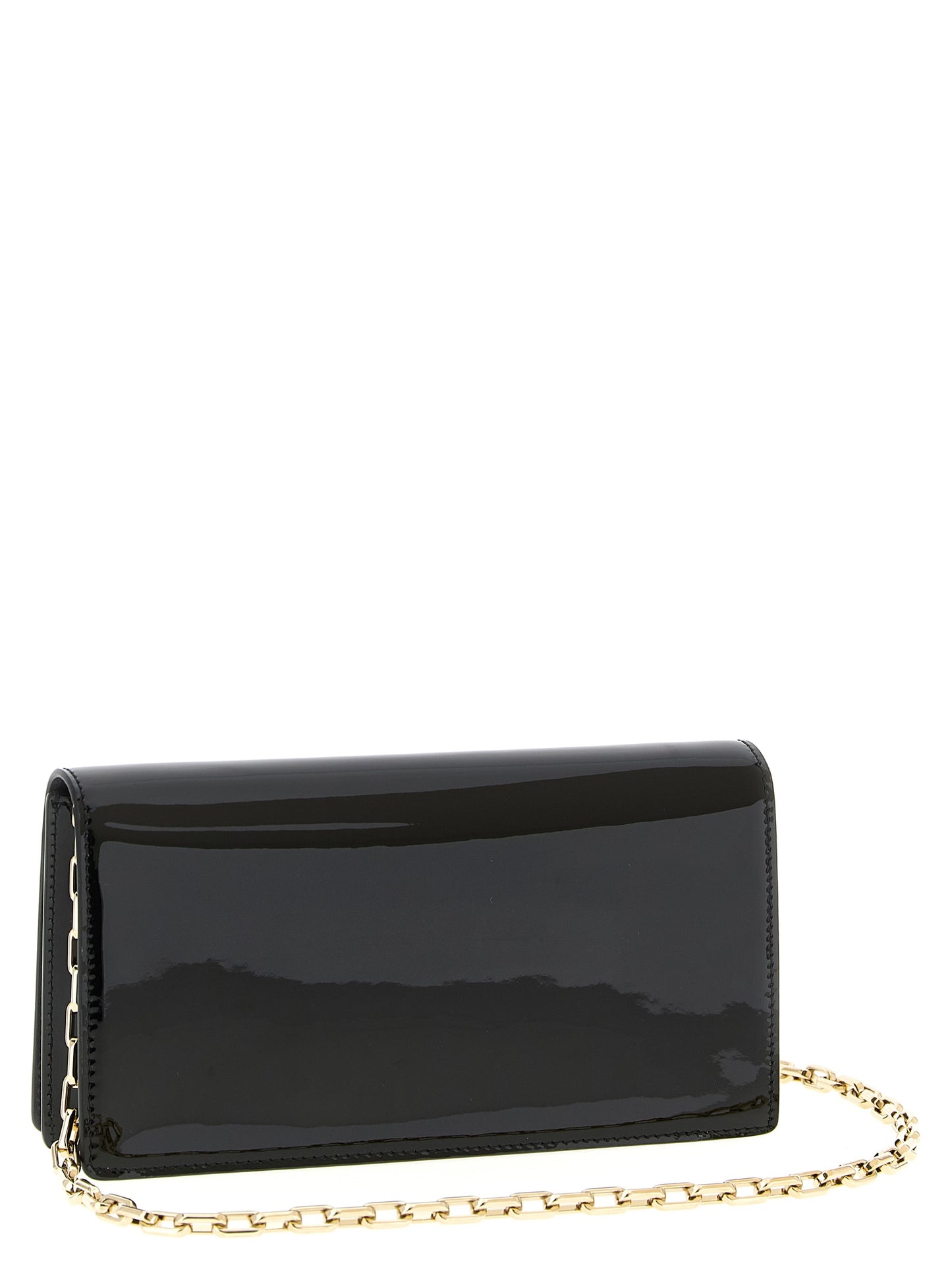 Bolso de mano Christian Louboutin de piel de becerro negra
