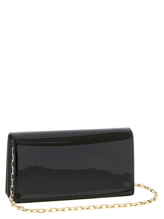 Bolso de mano Christian Louboutin de piel de becerro negra