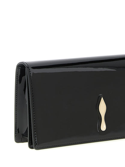 Bolso de mano Christian Louboutin de piel de becerro negra