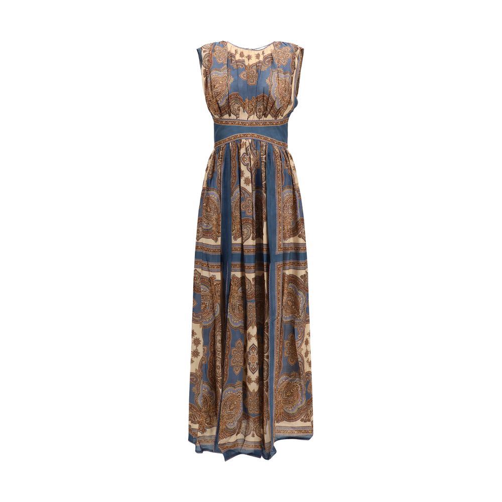 Vestido informal de seda multicolor Zimmermann