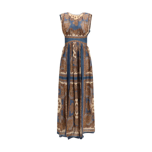 Vestido informal de seda multicolor Zimmermann