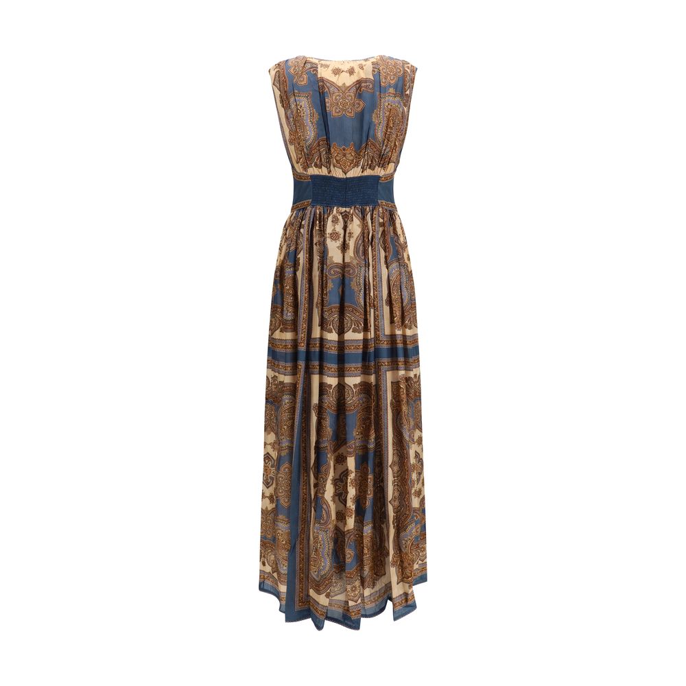 Vestido informal de seda multicolor Zimmermann