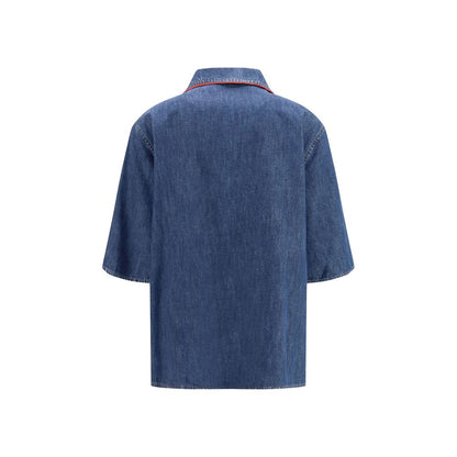 Chemise en jean bleue Valentino Garavani