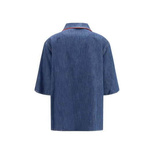 Camisa vaquera azul Valentino Garavani