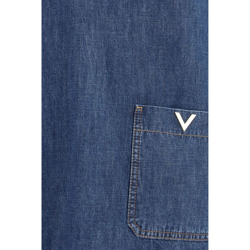 Chemise en jean bleue Valentino Garavani