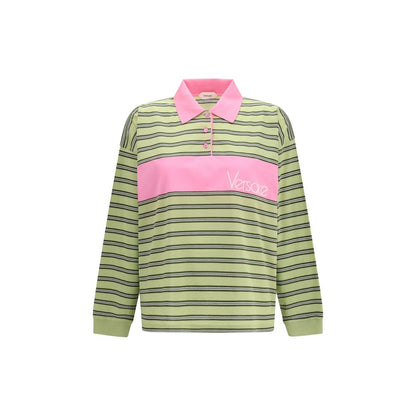 Polo de Algodón Multicolor Versace