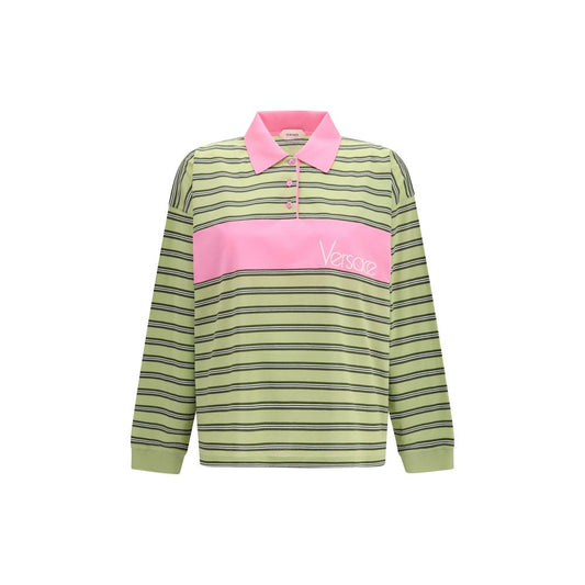 Polo de Algodón Multicolor Versace