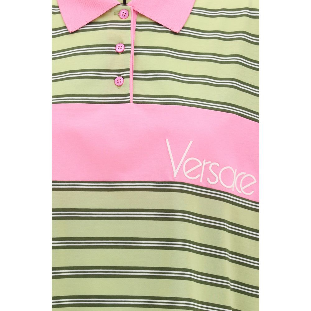 Polo de Algodón Multicolor Versace