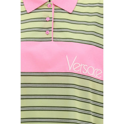 Polo de Algodón Multicolor Versace