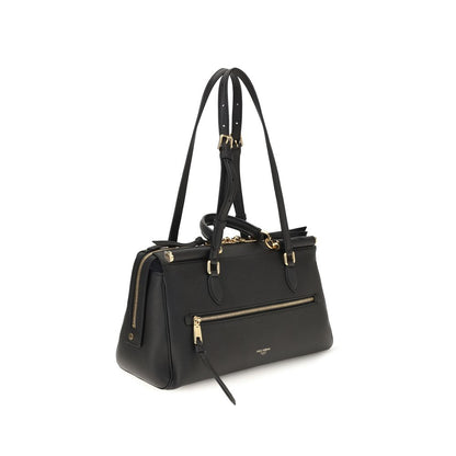 Bolso de Hombro de Piel de Becerro Negra Bos Taurus Dolce & Gabbana