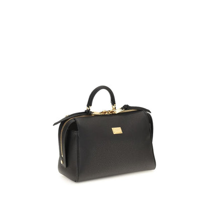 Bolso Dolce & Gabbana de piel de becerro negra Bos Taurus