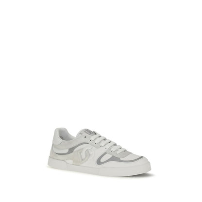 Dolce & Gabbana Low-Top White Bos Taurus Calfskin Sneakers