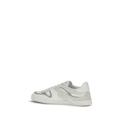 Dolce & Gabbana Low-Top White Bos Taurus Calfskin Sneakers