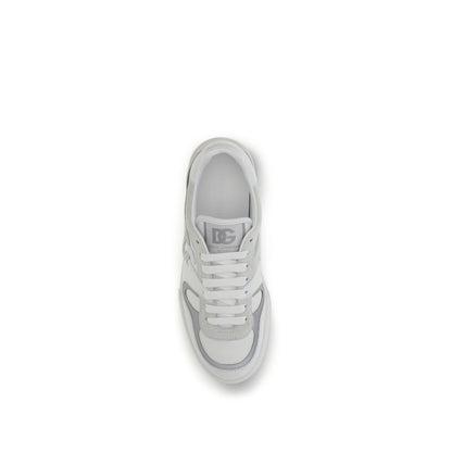 Dolce & Gabbana Low-Top White Bos Taurus Calfskin Sneakers
