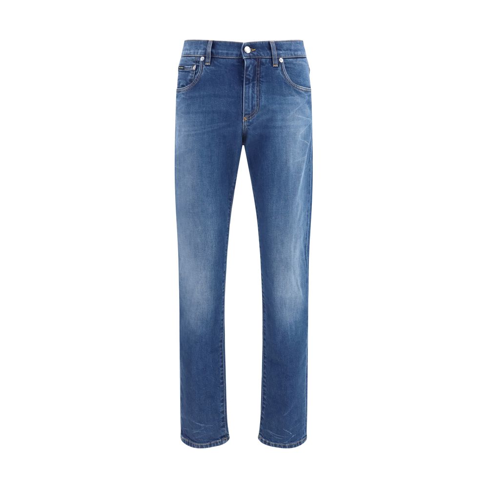 Vaqueros pitillo Dolce & Gabbana de algodón azul