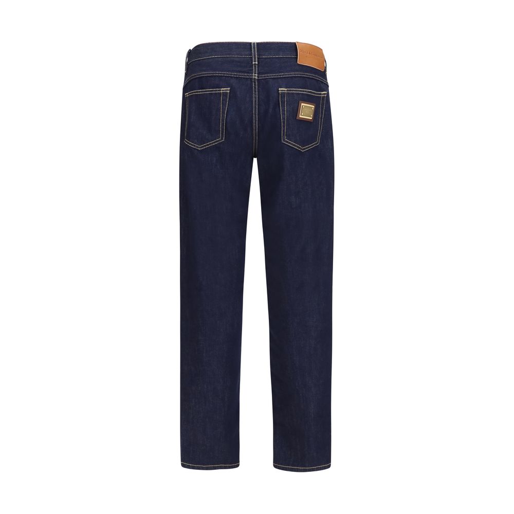 Vaqueros de algodón azul Dolce & Gabbana