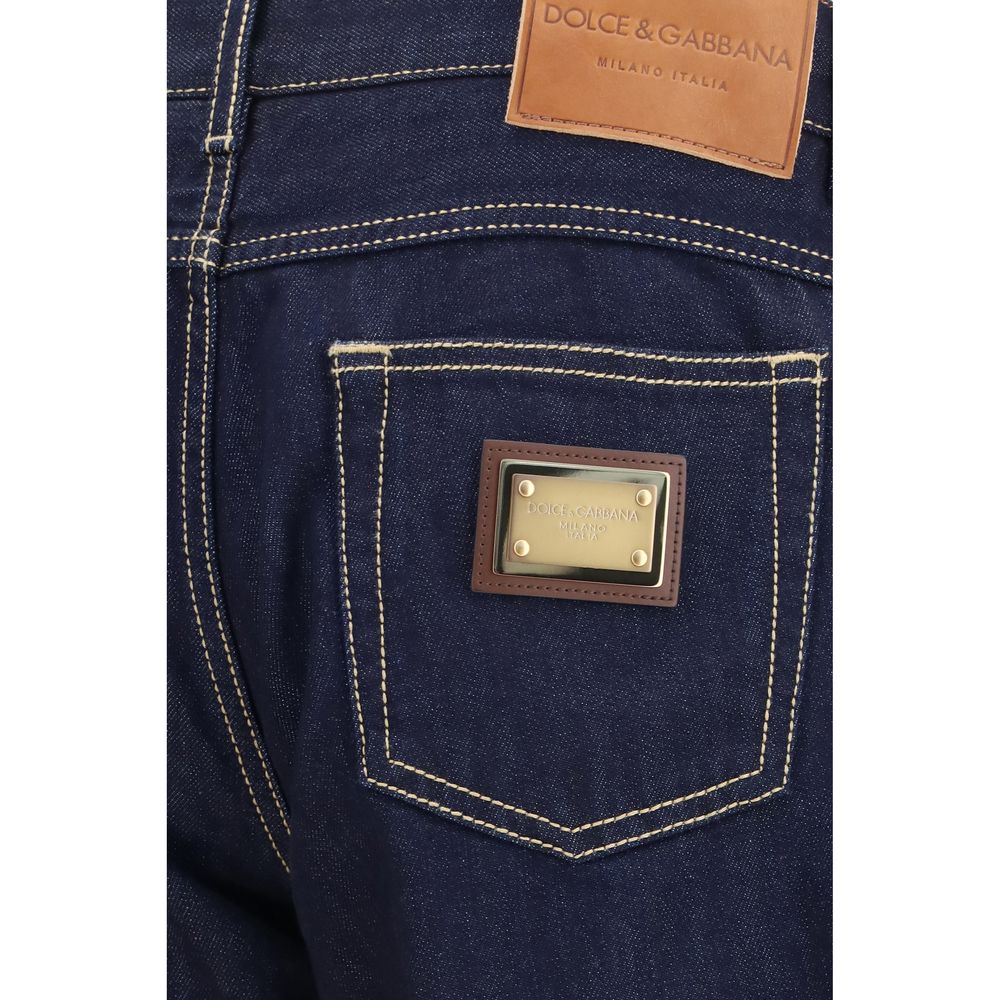 Vaqueros de algodón azul Dolce & Gabbana
