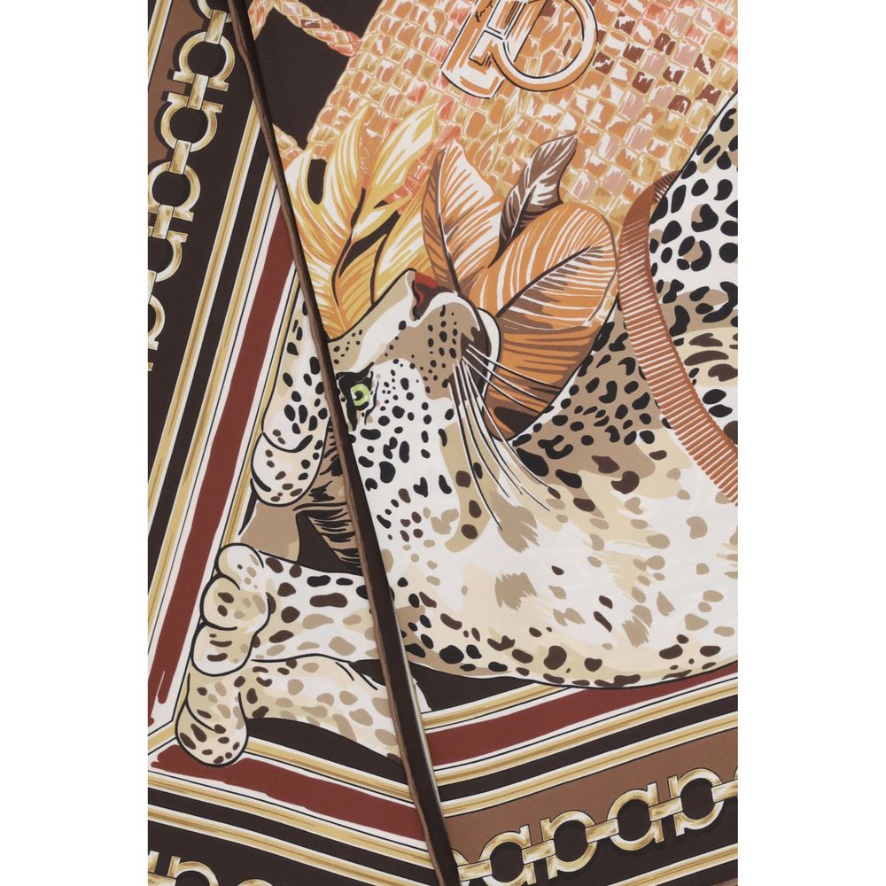 Foulard de seda multicolor Ferragamo