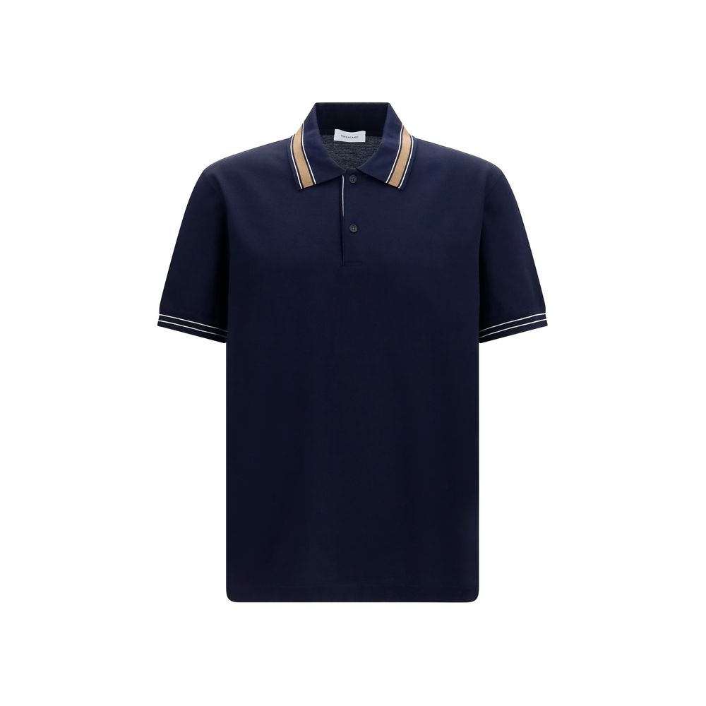 Polo de Algodón Azul Ferragamo