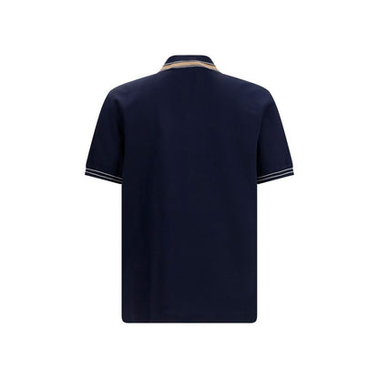 Polo de Algodón Azul Ferragamo