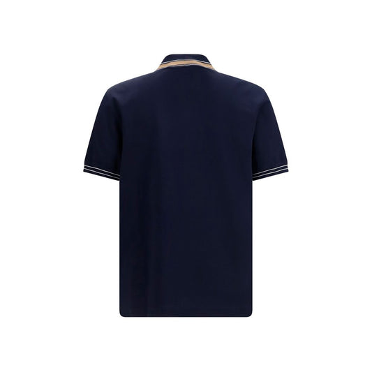 Polo de Algodón Azul Ferragamo