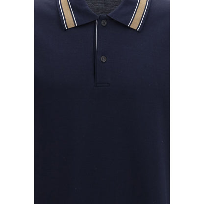 Polo de Algodón Azul Ferragamo