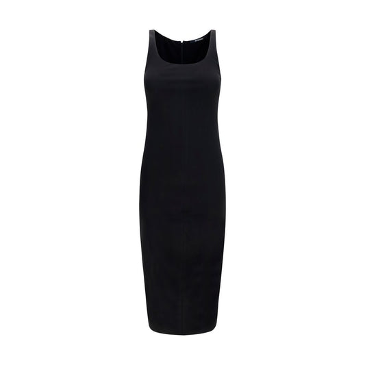 Vestido casual Jacquemus negro de viscosa