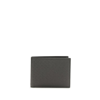 Portefeuille Ferragamo Bos Taurus en cuir de veau noir