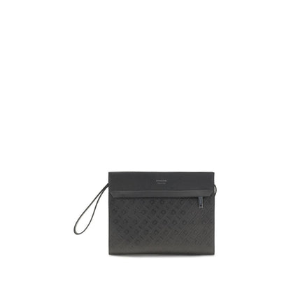 Bolso de piel de becerro negro Bos Taurus de Ferragamo