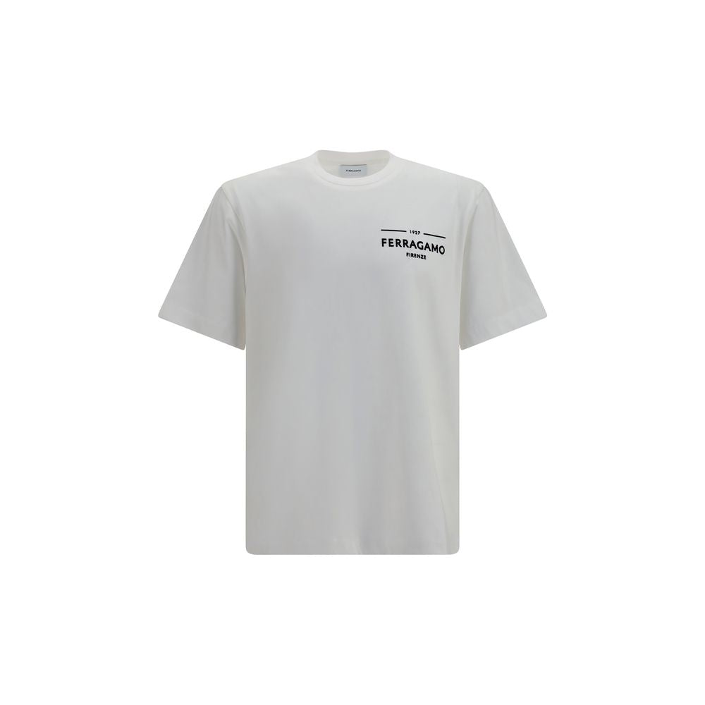 Soft Essential White Ferragamo Cotton T-Shirt