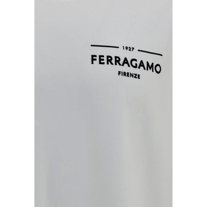 Soft Essential White Ferragamo Cotton T-Shirt