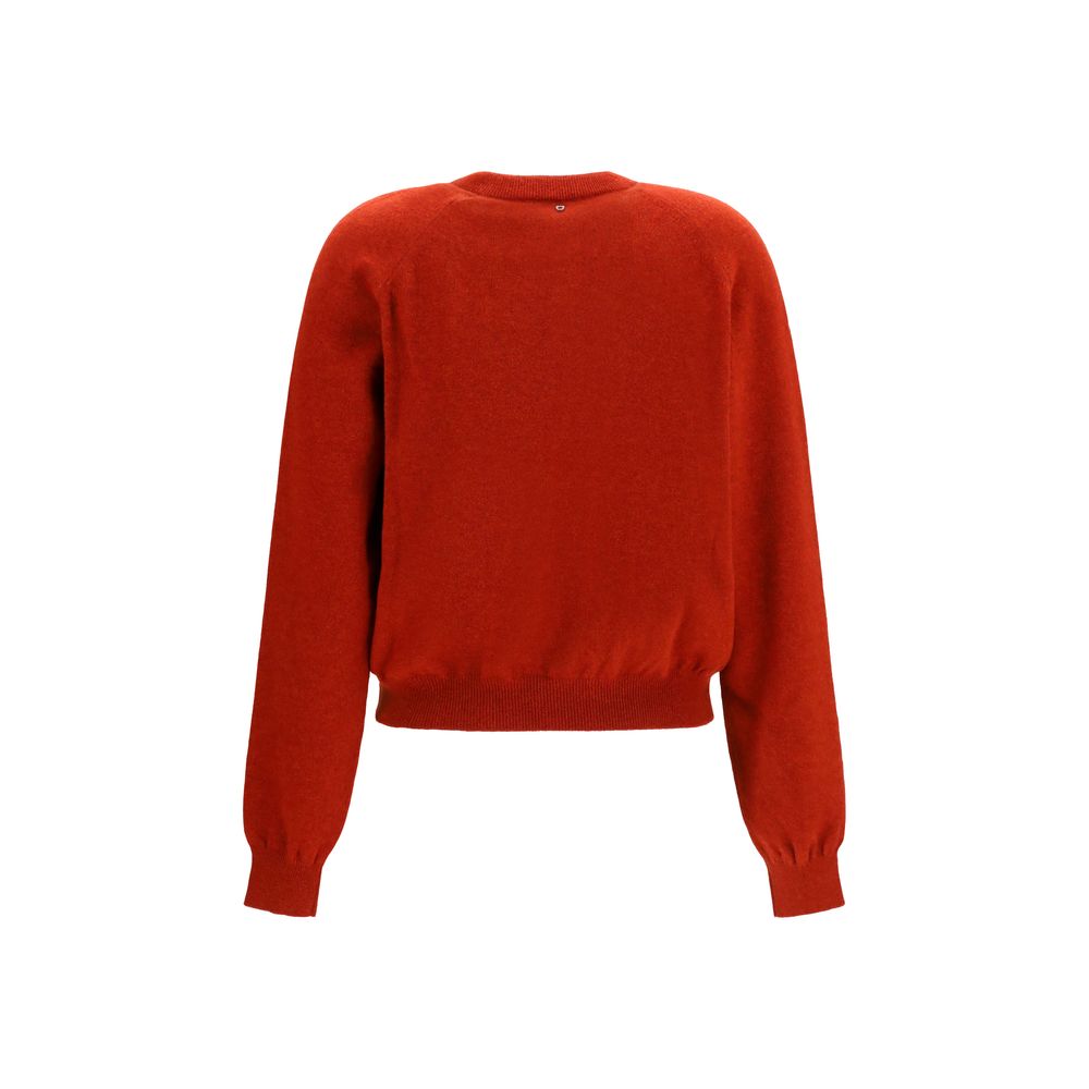Sudadera De Lana Roja Ferragamo Versión Oves Aries