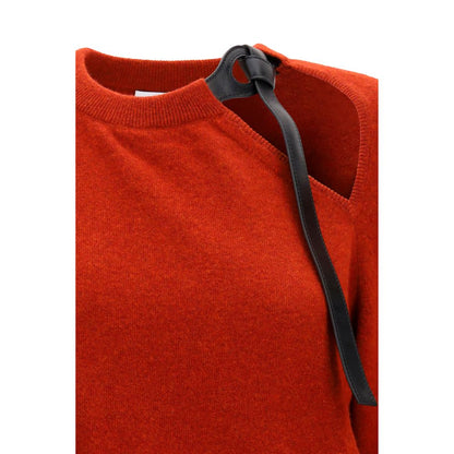 Sudadera De Lana Roja Ferragamo Versión Oves Aries