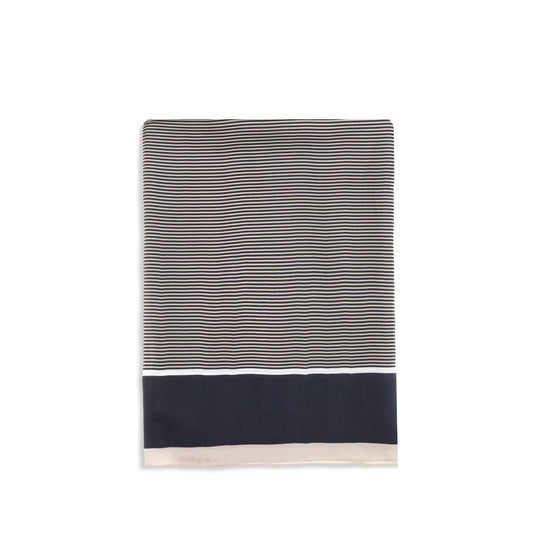 Fular de seda azul Saint Laurent