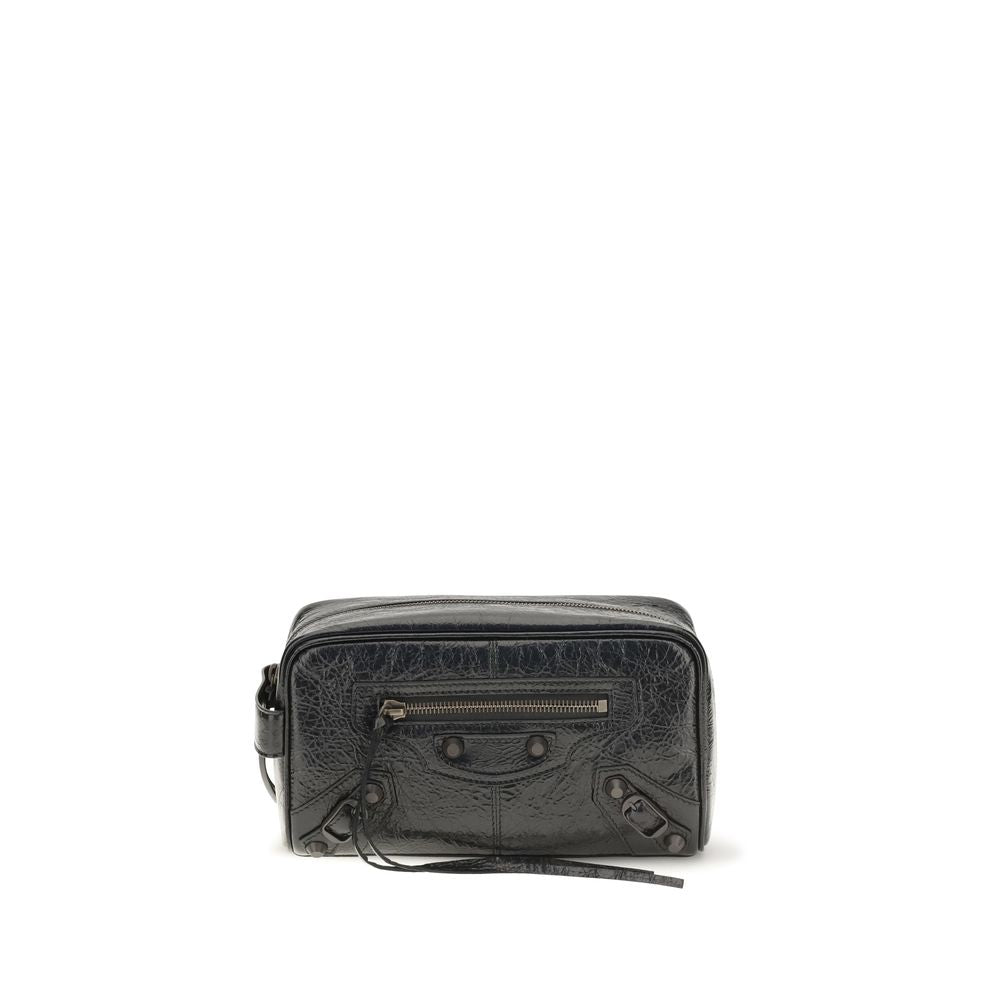 Portefeuille Balenciaga noir agneau Ovis Aries Aries