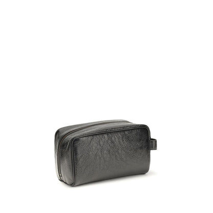 Portefeuille Balenciaga noir agneau Ovis Aries Aries