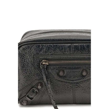 Portefeuille Balenciaga noir agneau Ovis Aries Aries