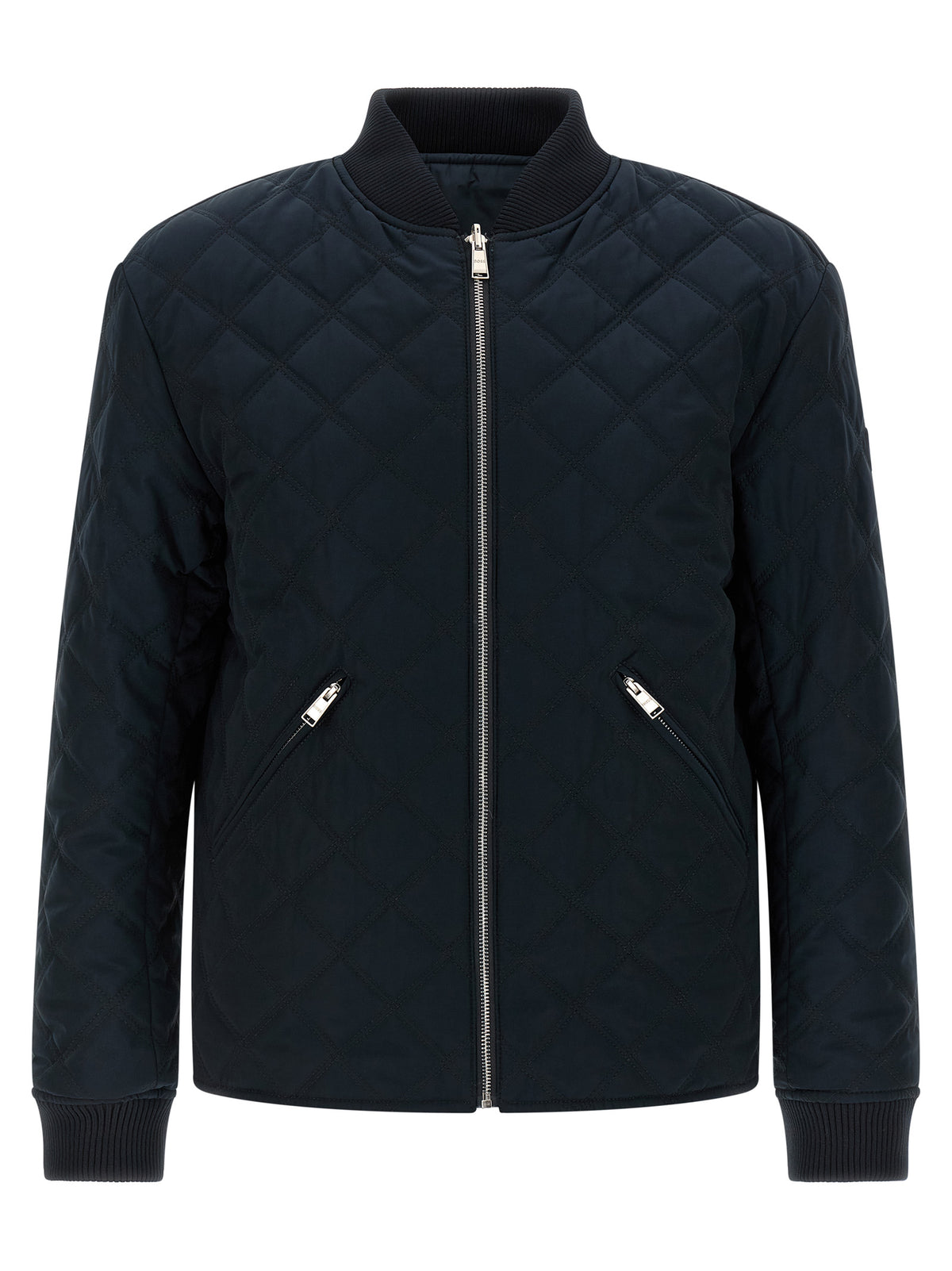 Bomber bleu en polyester Hugo Boss