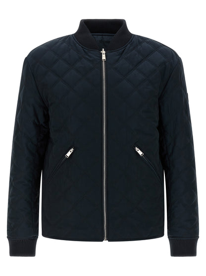 Bomber bleu en polyester Hugo Boss