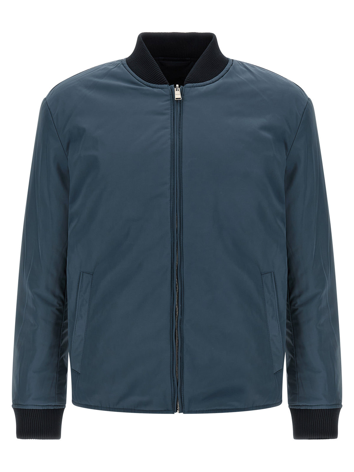 Bomber bleu en polyester Hugo Boss