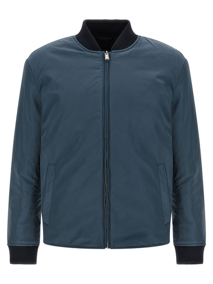Bomber bleu en polyester Hugo Boss