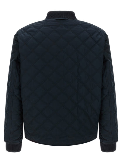 Bomber bleu en polyester Hugo Boss