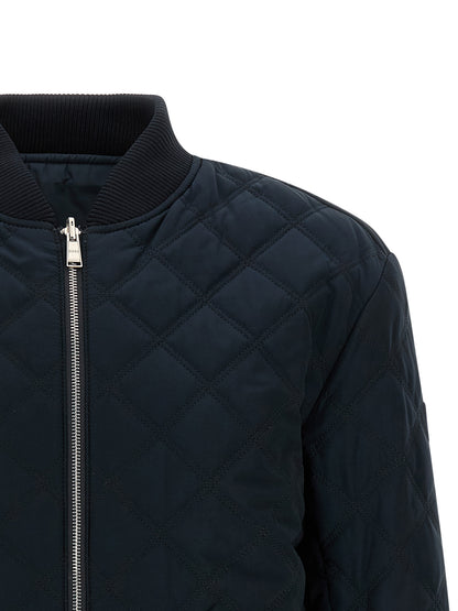 Bomber bleu en polyester Hugo Boss