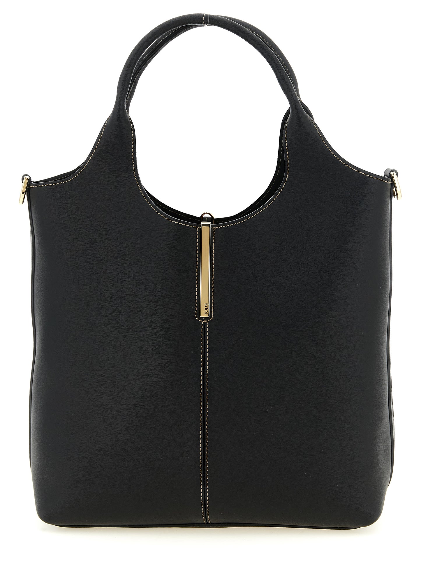 Bolso tote Tod's de piel de becerro negra